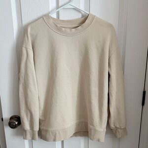 lululemon athletica Cream Sweatshirt